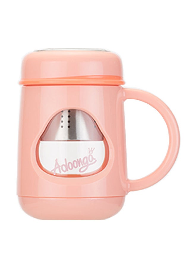 Beauenty Tea Separation Creative Mug Pink/Silver/Clear  - Image 1