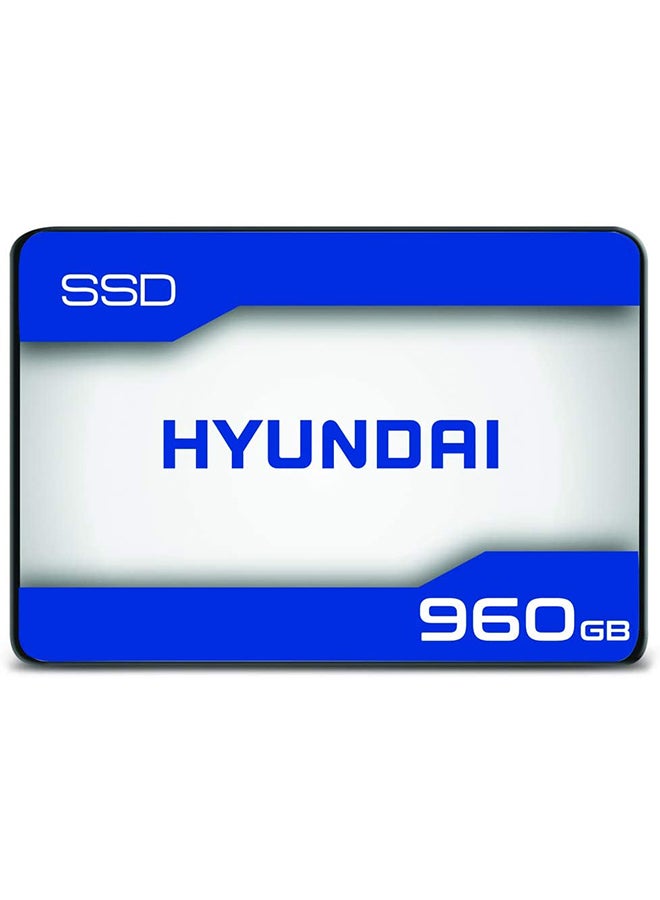 HYUNDAI 960GB Internal SSD SATA TLC 2.5-Inch Blue  - Image 1
