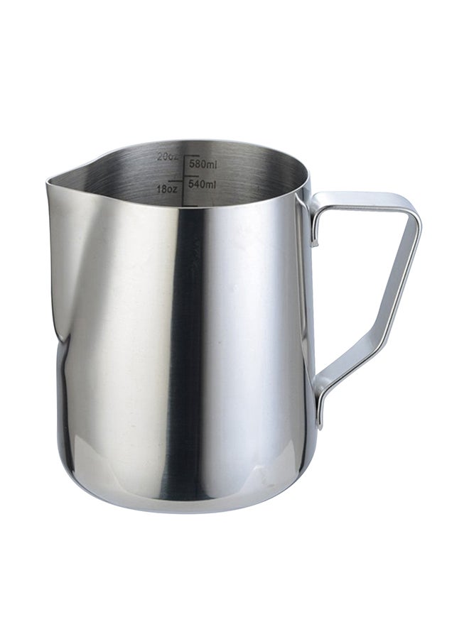 Stainless Steel Milk Frothing Pitcher Silver 13x9.5x12cm