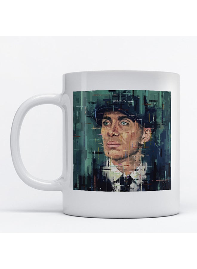 Thomas Shelby Printed Mug White/Green/Black