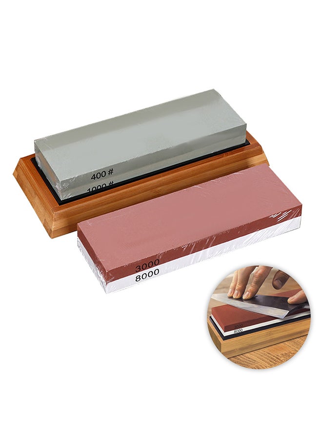 Generic Sharpening Stone Set Multicolour 23 x 9.5 x 10.5cm 