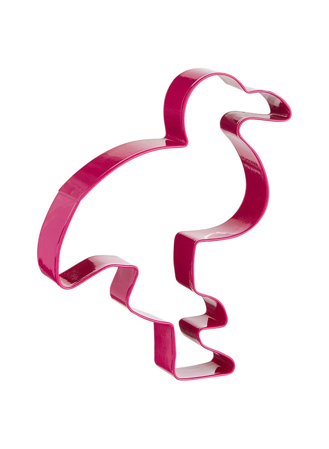 Mason Cash Flamingo Shaped Cookie Cutter Pink 4.72 x 3.54 x 0.98cm  - Image 1