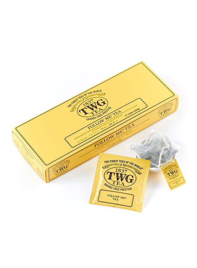 TWG Tea Follow Me 15 Cotton Teabags 37.5grams 