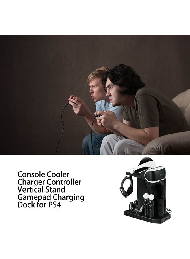 Console Cooler Charger Controller Vertical Stand Gamepad Charging Dock for PS4 - wireless  - Image 5