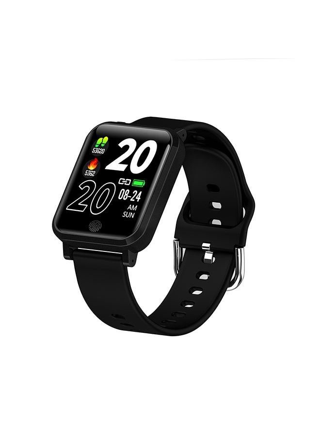سوار ذكي F29 مزود بشاشة قياس درجة الحرارة مقاس 1.3 بوصة ومقاومة للماء IP67 أسود - Image 4