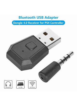 Wireless Dongle USB Receiver Bluetooth 4.0 Adapter for PS4 Controller Headphone - v1603923629/N41347478A_1