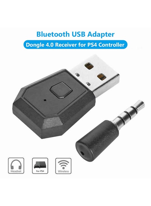 Wireless Dongle USB Receiver Bluetooth 4.0 Adapter for PS4 Controller Headphone