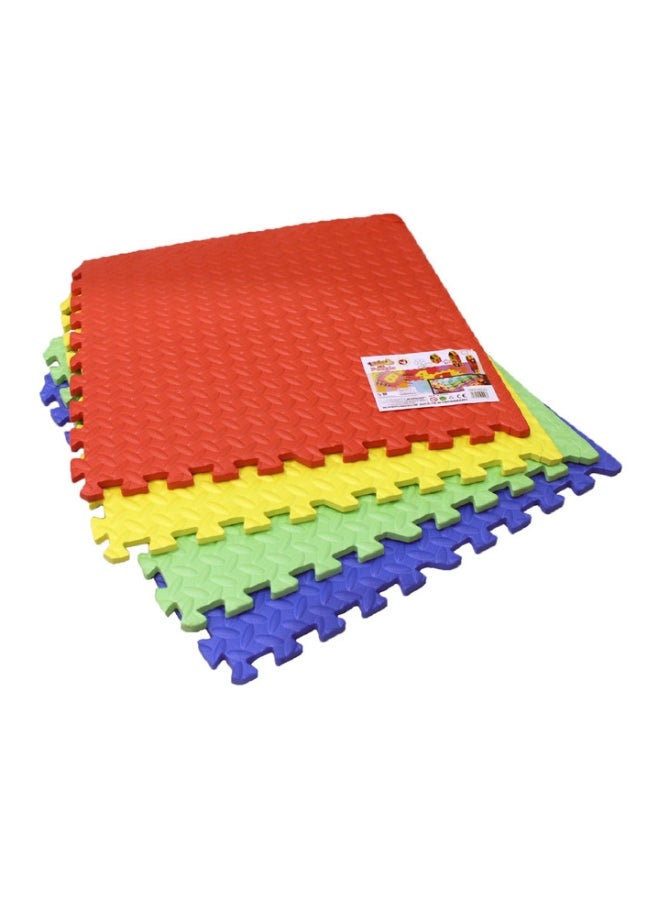 فاميلي سنتر طقم بساط أرضيات إيفا بألوان متشابكة قابلة لإعادة الاستخدام مكون من 9 قطع للأطفال 61x8x1سم - Image 2