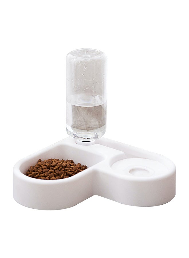 Generic - Multifunctional Cat Bowl White 22x22x22.8cm - Image 1