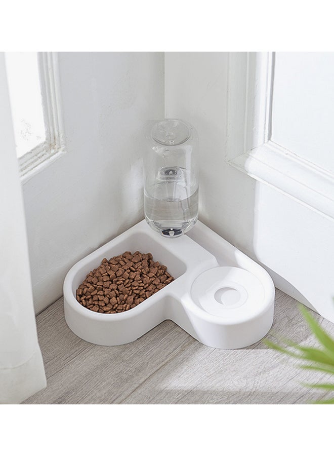 Generic - Multifunctional Cat Bowl White 22x22x22.8cm - Image 1