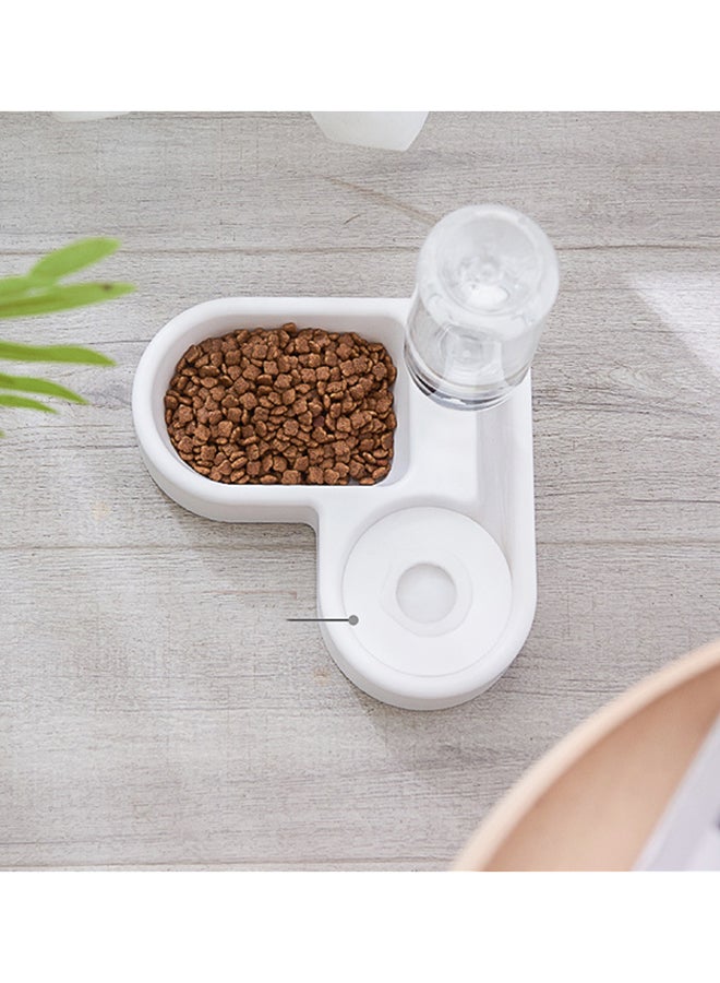 Generic - Multifunctional Cat Bowl White 22x22x22.8cm - Image 1