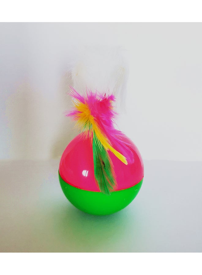 Feather Mouse Swinging Cat Toy Multicolour 5.5x12cm - Image 4