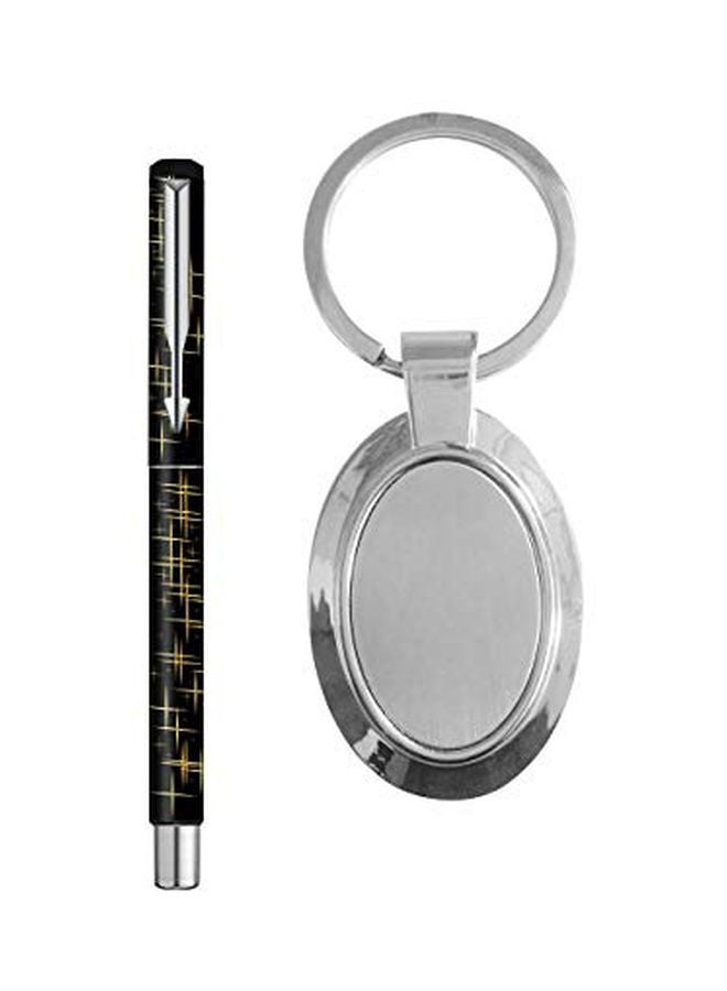PARKER - Vector Spark Special Edition Rollerball Pen With Key Chain Black - Image 1