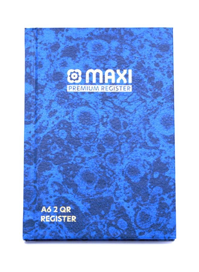 ديلايت دفتر ملاحظات ماكسي من قطعتين أزرق/ أبيض - Image 1