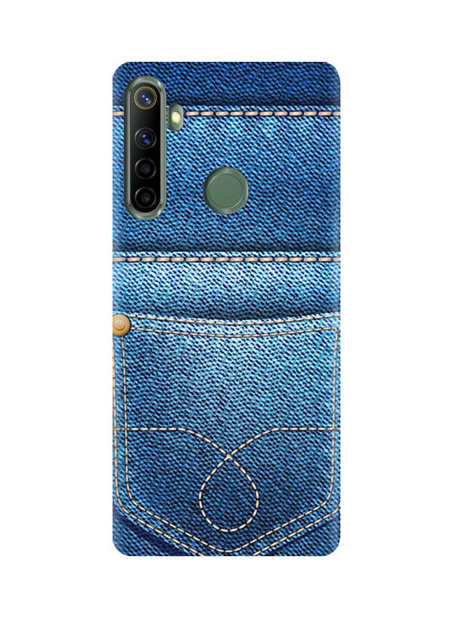 إيه إم سي ديزاين غطاء حماية واقِ لهاتف ريلمي 6i أزرق - Image 1