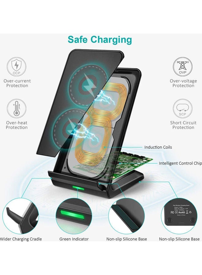 Stand Wireless Charger Black