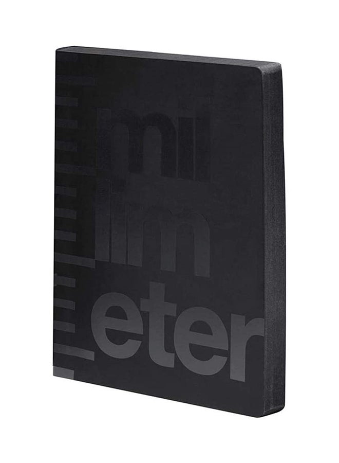 Nuuna Millimeter Graphic Notebook, 256 Pages Black  - Image 1