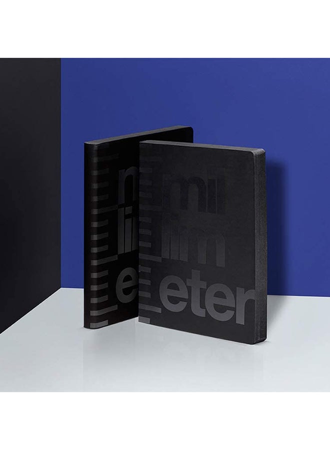 Nuuna Millimeter Graphic Notebook, 256 Pages Black  - Image 2