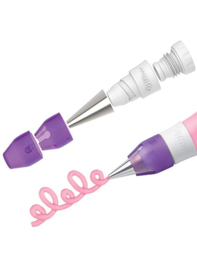 ويلتون مجموعة موصل تيار للتوصيل السريع من 4 قطع أبيض/أرجواني - Image 5