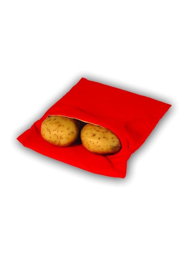 AS SEEN ON TV Potato Express Microwave Potato Cooker Red 11x8.5x0.75inch  - Image 3