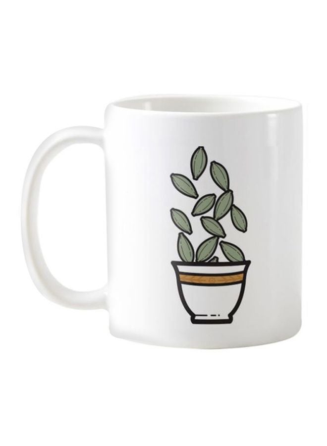 فرست بيس مج قهوة بطبعة حب الهيل أبيض