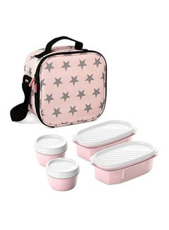 TATAY Urban Food SRP 3 Lunch Box Pink/White 22.5X10X22cm  - Image 2