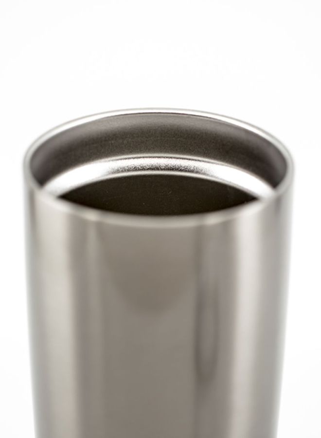 لاود يونيفيرس كوب من الستانلس ستيل مزين بطبعة اقتباس من فيلم "Inception" ومزود بغطاء فضي / أسود / أبيض - Image 4