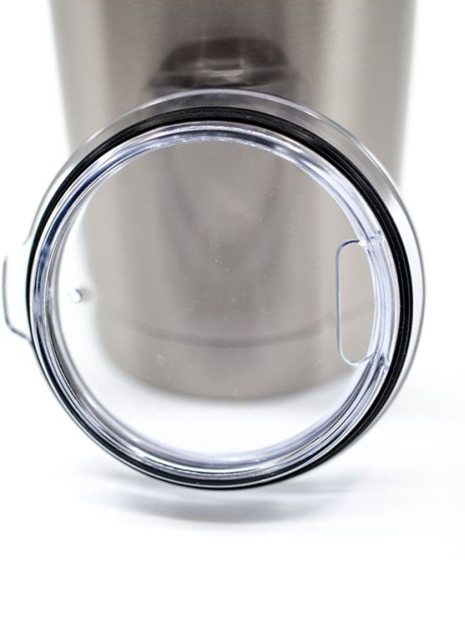 LOUD UNIVERSE Action Lion-O Thundercat Printed Travel Tumbler With Acrylic Lid Silver/Blue/Brown  - Image 3