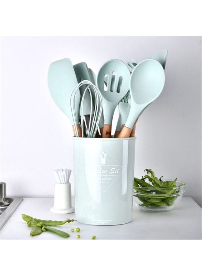 TD HOME 11-Piece Cooking Utensil Set Mint Green 11.93inch  - Image 4