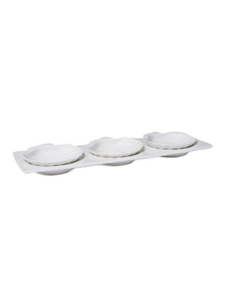 4-Piece Oceana Appetizer Plate Set White - v1603962939/N17285791A_1