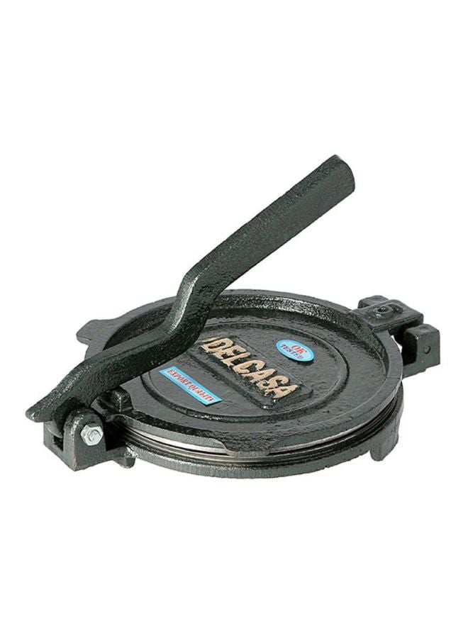 ديلكاسا مكبس خبز الشباتي بلوح فولاذي أسود 5بوصة - Image 2