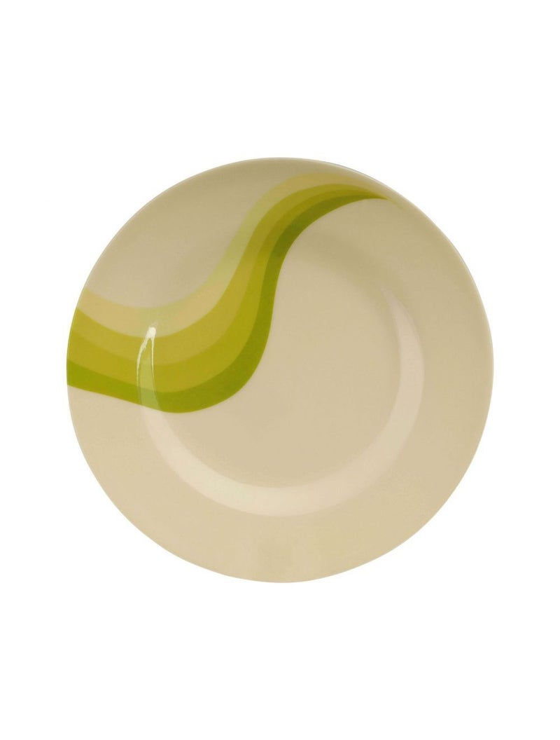 Royalford - Super Rays Flat Plate White/Green 10inch - Image 1