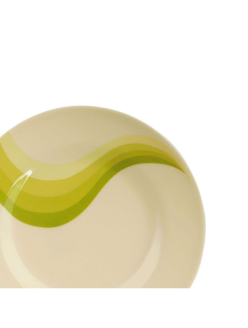 Royalford - Super Rays Flat Plate White/Green 10inch - Image 1
