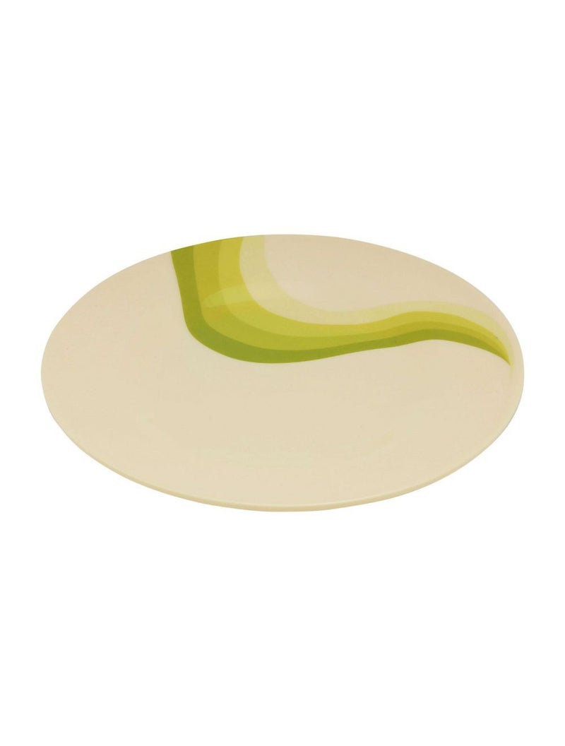 Royalford - Super Rays Flat Plate White/Green 10inch - Image 1