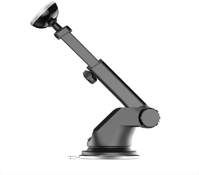 Baseus Magnetic Car Phone Holder Powerful Magnet for Dashboard and Windshield Strong Suction Cup 360° Adjustable Compatible with iPhone 13 12 Pro Max Galaxy S21 Note 20 S Black/Silver - Image 5