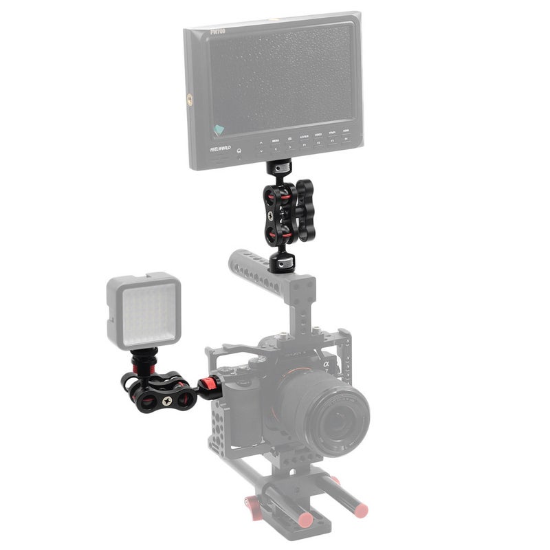 ANDOER Multi-functional Mount Clamp Adapter Black/Silver - Image 3