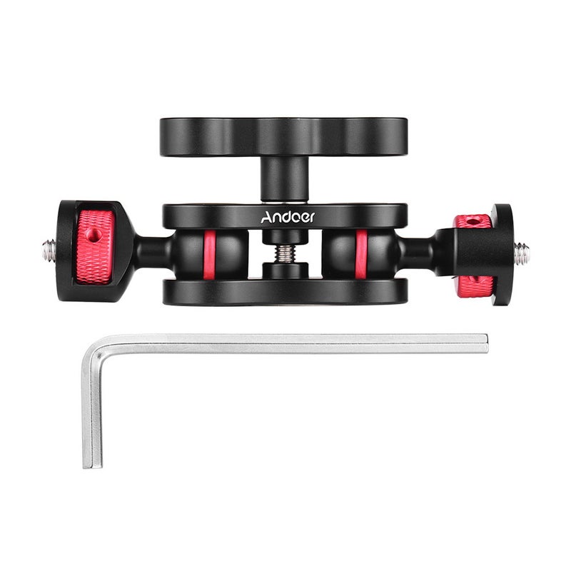 ANDOER Multi-functional Mount Clamp Adapter Black/Silver - Image 4