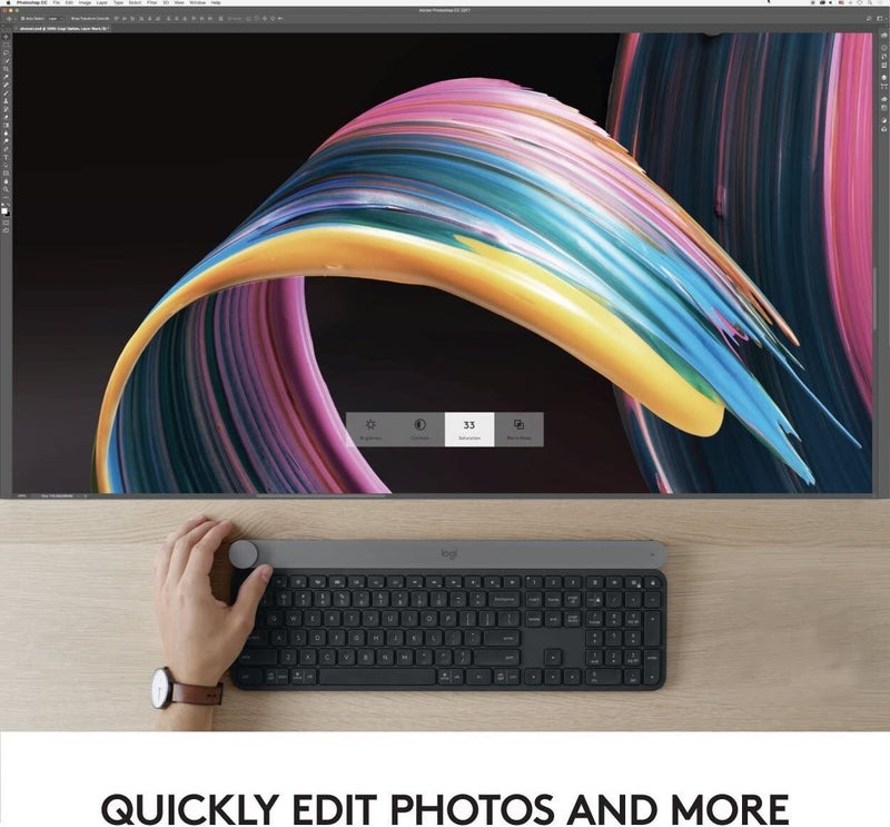 Logitech - Craft Wireless Keyboard Black - Image 1