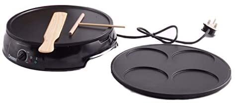 DESSINI 2-In-1 Non-Stick Crepe Maker 1200 W 9000 Black  - Image 5