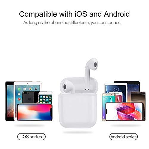 TWS - i11 Bluetooth In-Ear Earphones With Mic And Charging Case White/Blue - Image 1