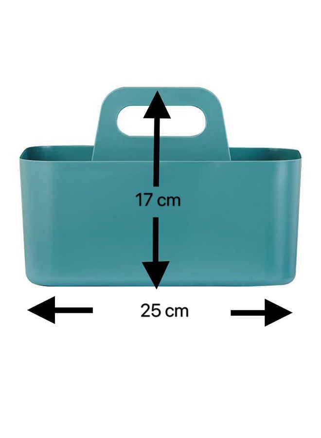 Apple Abrasives Plastic Storage Tray Tote- Versatile Multipurpose Organizer Blue 25cm  - Image 2