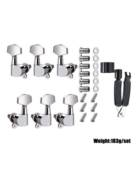 Guitar String Tuning Pegs Machine Heads Knobs Tuners Tuning Keys For Electric Acoustic Guitarra Parts Replacement Tool Set