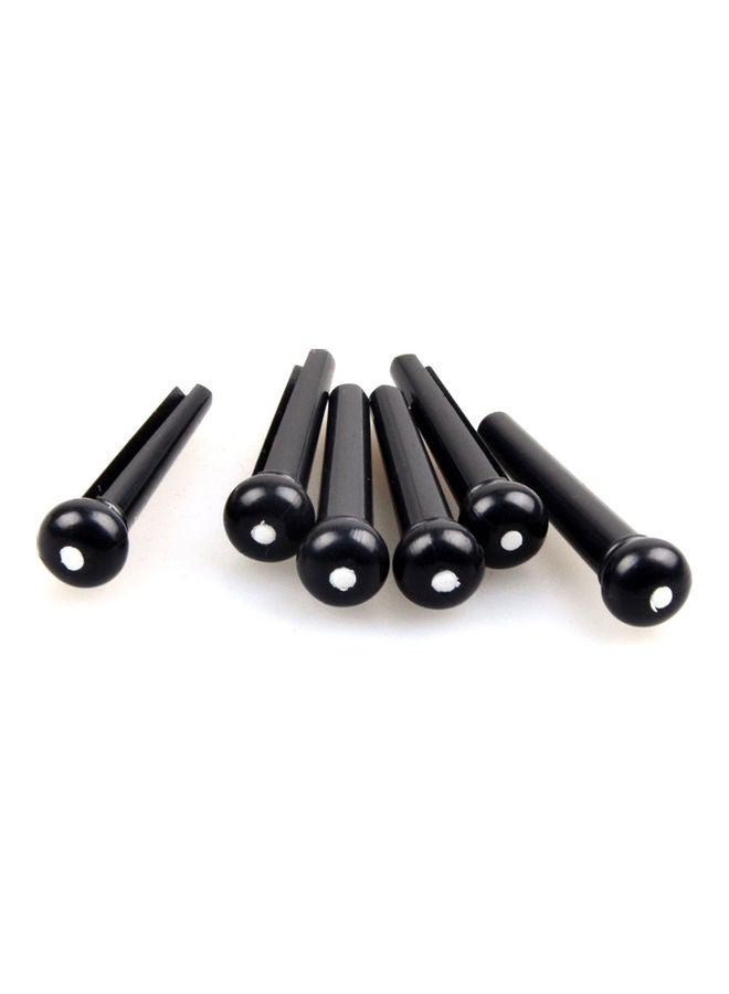 Generic - 6 Pieces  Y-40 Acoustic Guitar Pins Strings Musical Instrument Replacement Part Maintain Accessories - Image 1