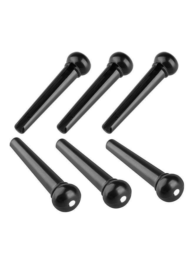 Generic - 6 Pieces  Y-40 Acoustic Guitar Pins Strings Musical Instrument Replacement Part Maintain Accessories - Image 1