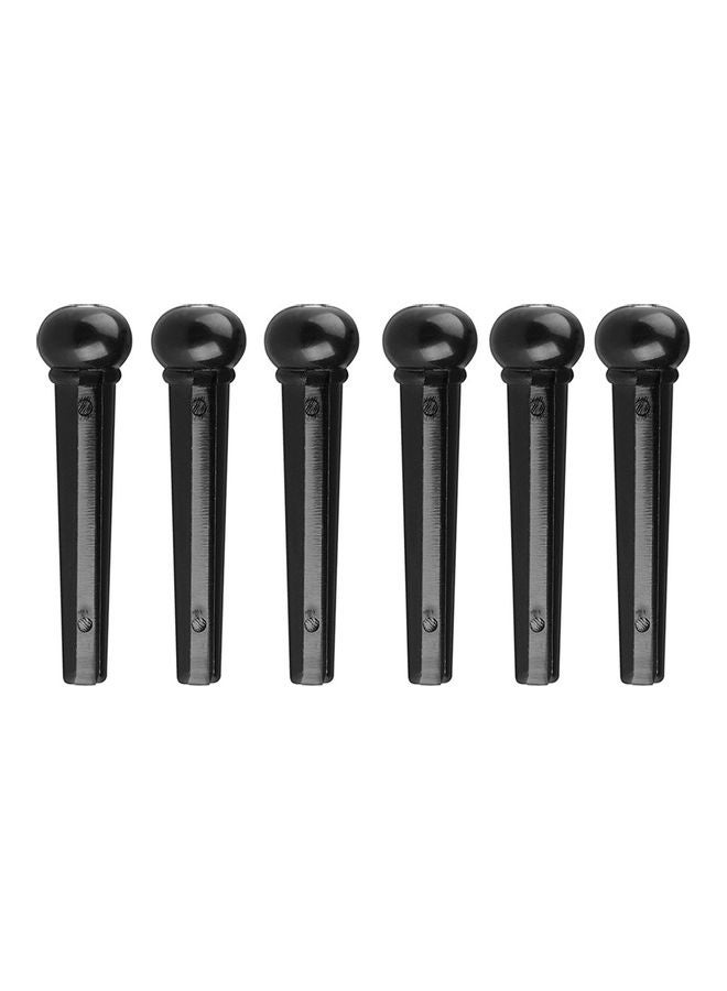 Generic - 6 Pieces  Y-40 Acoustic Guitar Pins Strings Musical Instrument Replacement Part Maintain Accessories - Image 1