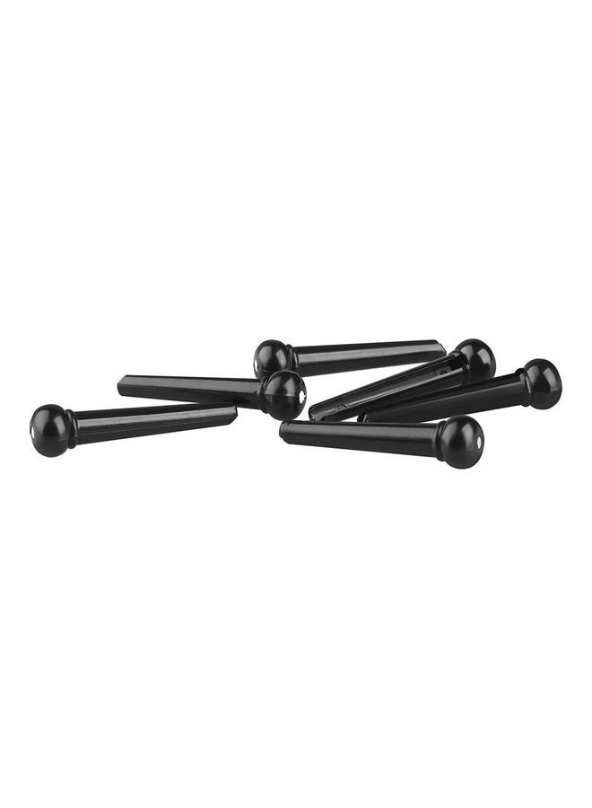 Generic - 6 Pieces  Y-40 Acoustic Guitar Pins Strings Musical Instrument Replacement Part Maintain Accessories - Image 1