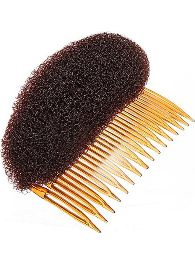 Easy Volume Maker Bouffant Beehive Shaper Bumpits Bump Foam on Comb Hair Styler Beige 8.35x4.9x3.25cm - Image 5