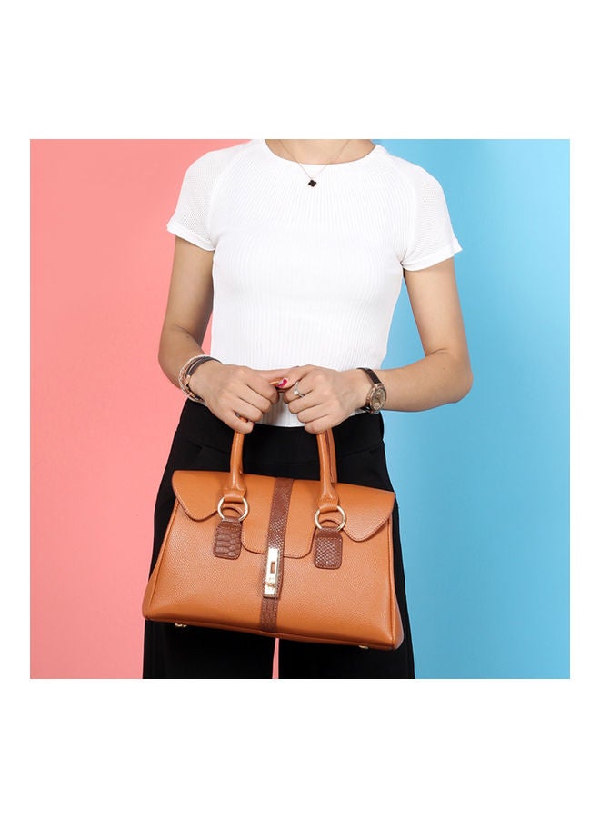 6-Piece Handbag Brown  - Image 2