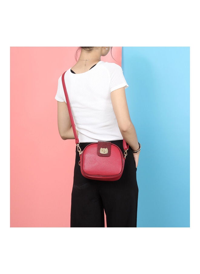 6-Piece Handbag Red - Image 2