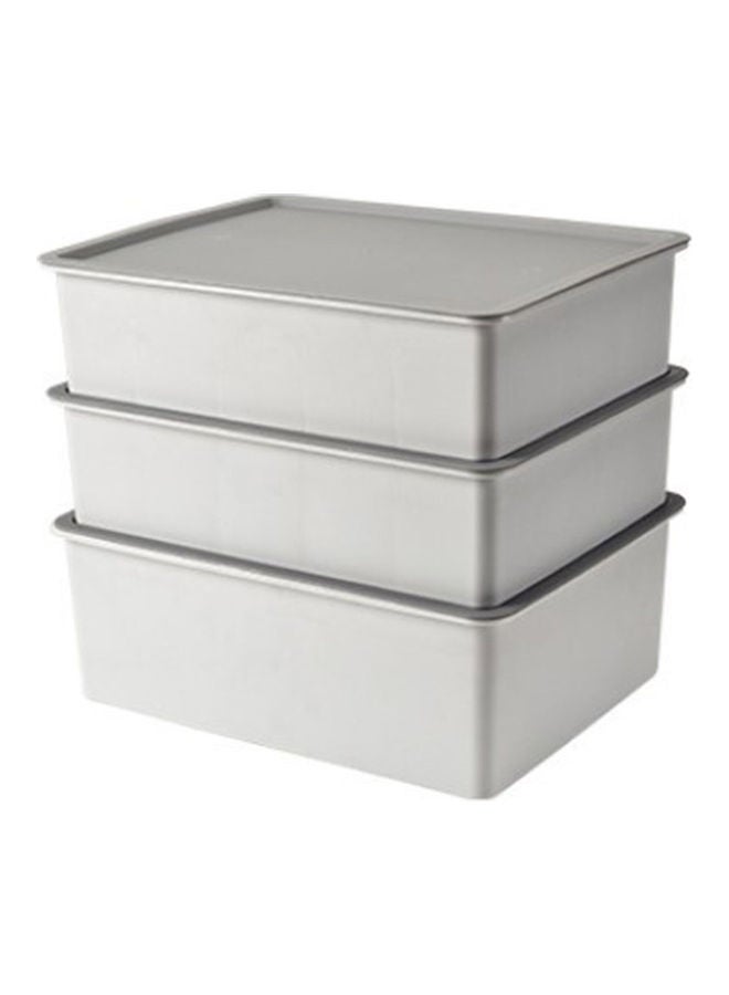 Multi-frame With Compartment Storage Box Creative Underwear Panties Can Be Stacked Bra Finishing gray 30*30*30cm - Image 1